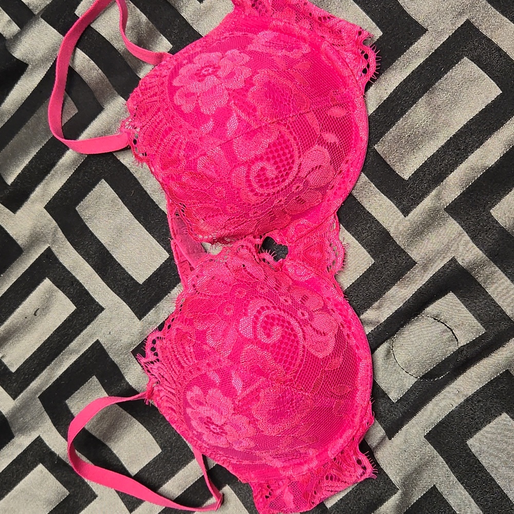 LaSenza PINK lace BRA 36A - Picture 10 of 10